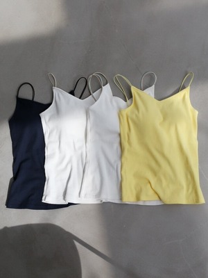 cup-in v-neck rib camisole