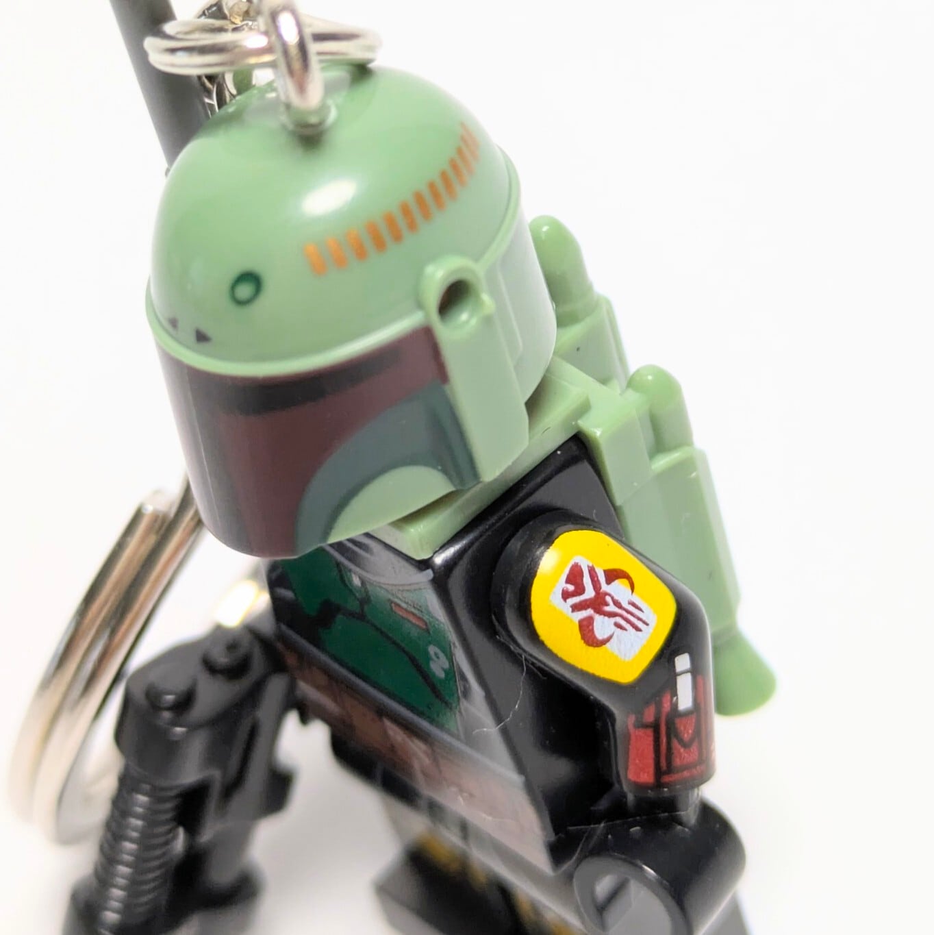 ♧【 ブロックフィギュアキーホルダー 】Boba Fett ( ボバ・フェット ) / スターウォーズ（Star Wars）/ マンダロリアン 〚アメリカン雑貨 アメトイ〛