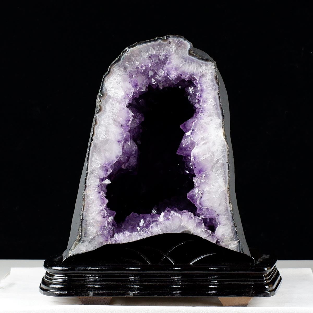 20.2Kg アメジストドーム ブラジル産 アメジスト ドーム 原石 置物 台座付属 一点物 174-2219