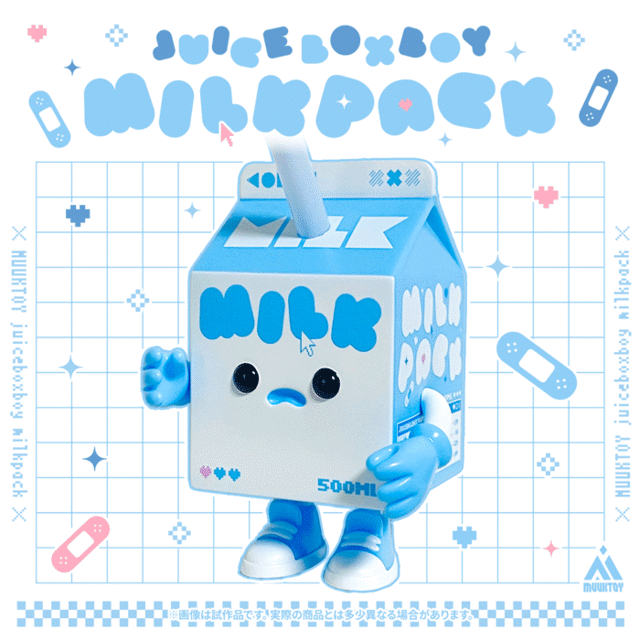 muuktoy electric toys ミルクパック LIMITED MUUKTOYの「ミルクパック」に「ELECTRIC TOYS コラボカラー 2025