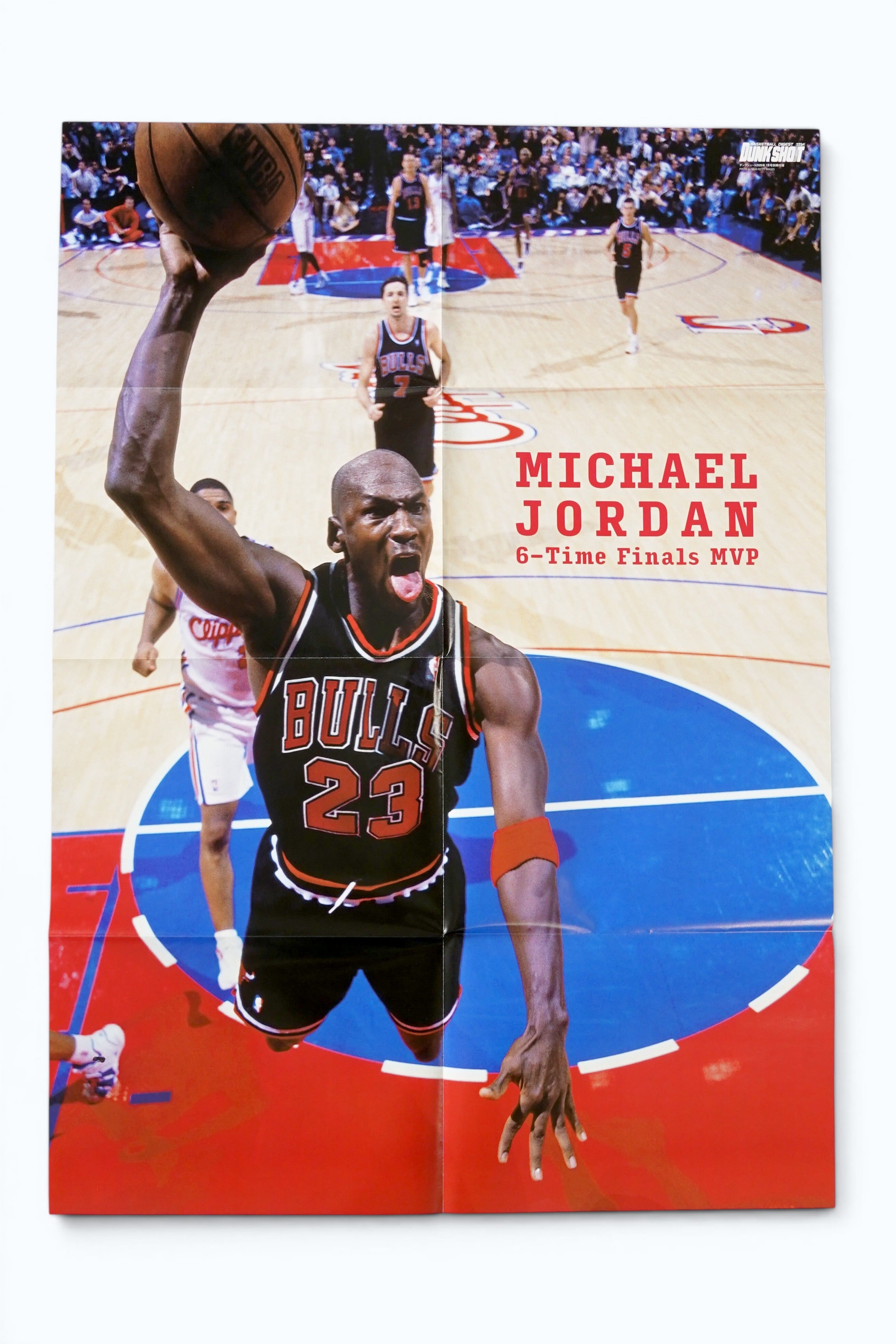 Michael Jordan / マイケル・ジョーダン / Chicago Bulls Dynasty / シカゴ・ブルズ王朝 / NBAバスケットボール大判両面ポスター / DUNK SHOOT / B2相当