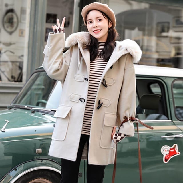 8982. 【レア】WONDERFUL WORLD ロング ダッフルコート Gloverall - MONTY ロングダッフルコートMS516552（正規取扱商品