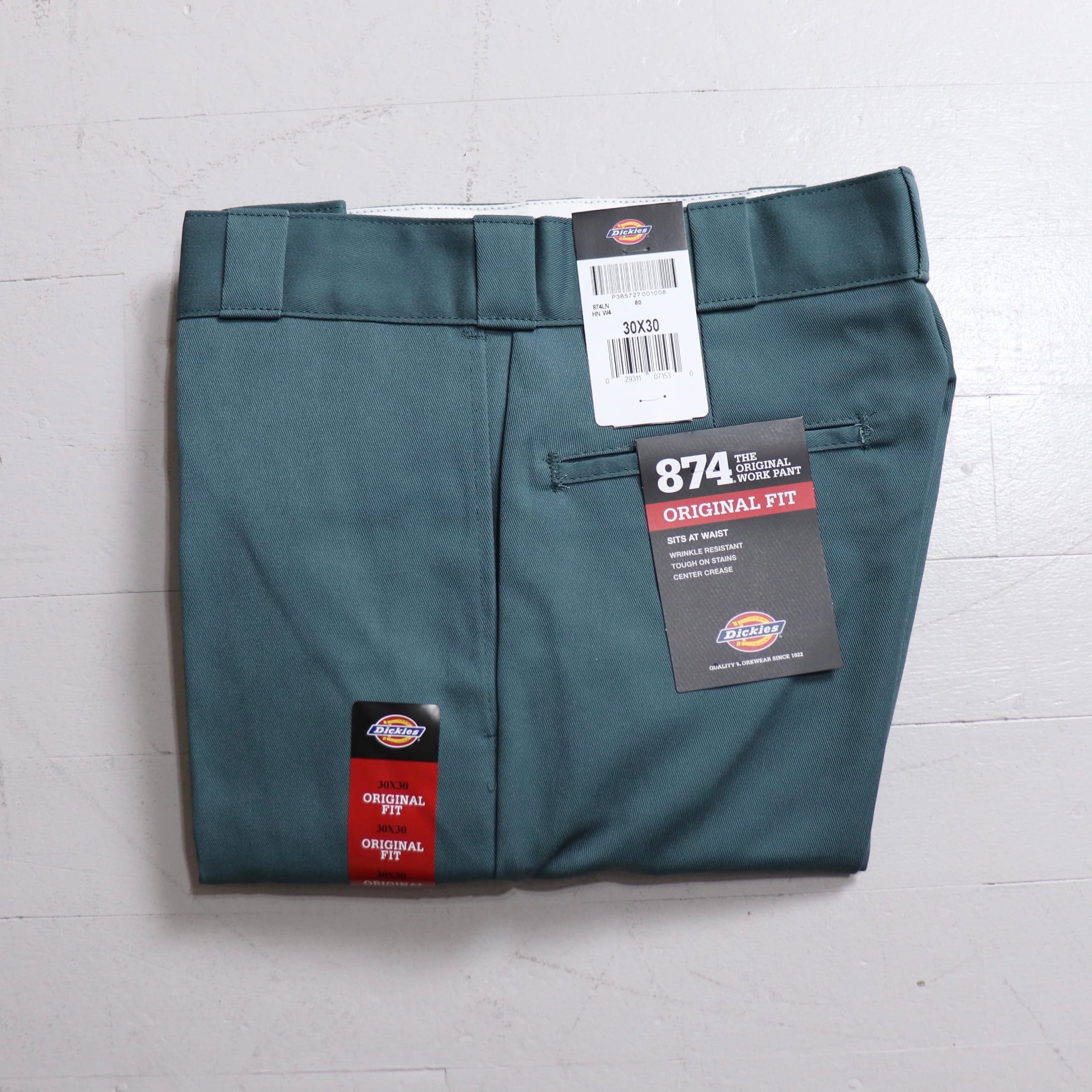 新品未使用 Dickies 874 40×30 リンカーングリーン ワークパンツ