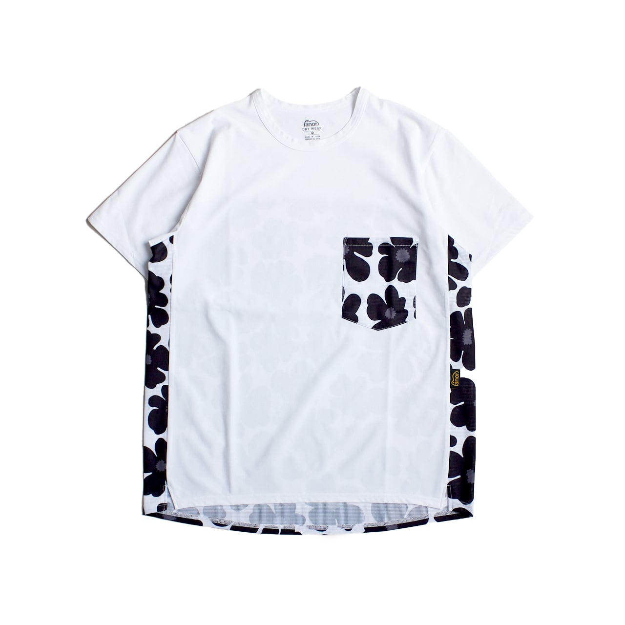 ranor(ラナー)FLOWER T-SHIRT -WHITE メンズレディースランニングTシャツ