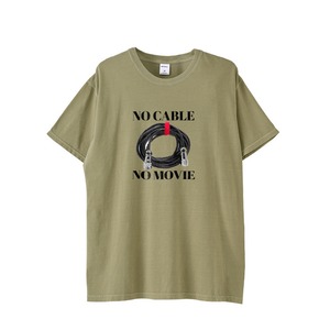 NOシリーズ／CABLE　Tシャツ（カーキ）