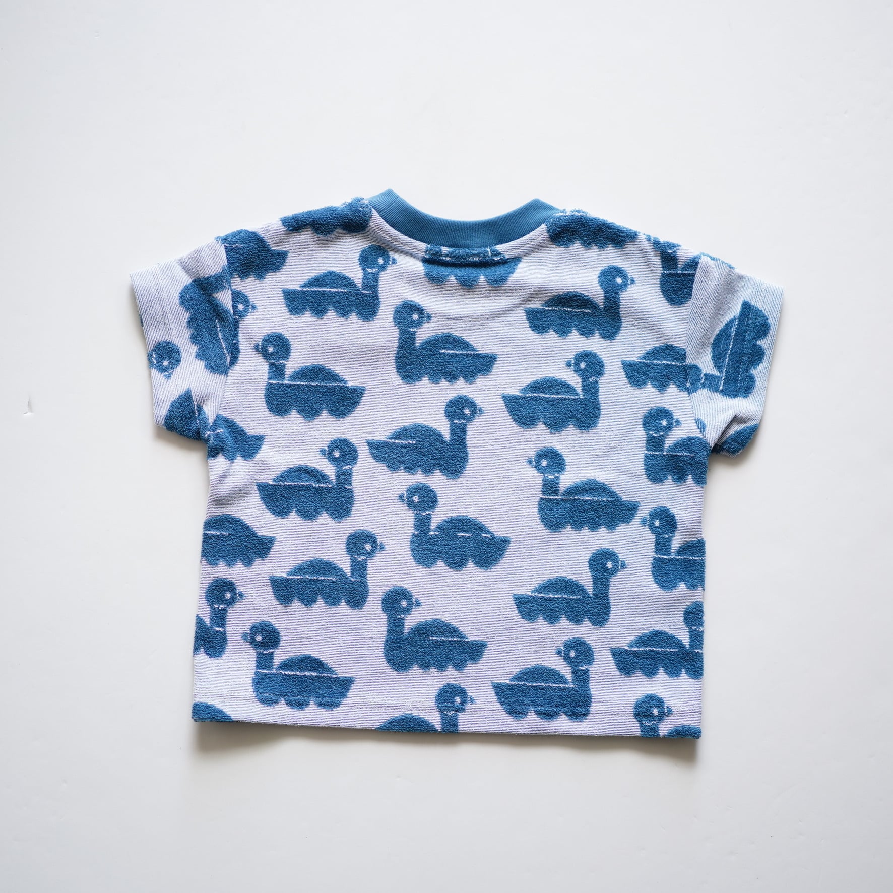 minä perhonen sea birds カットソー mina perhonen 24SS 〉 sea birds / Tシャツ / ACS8373P / blue / 110