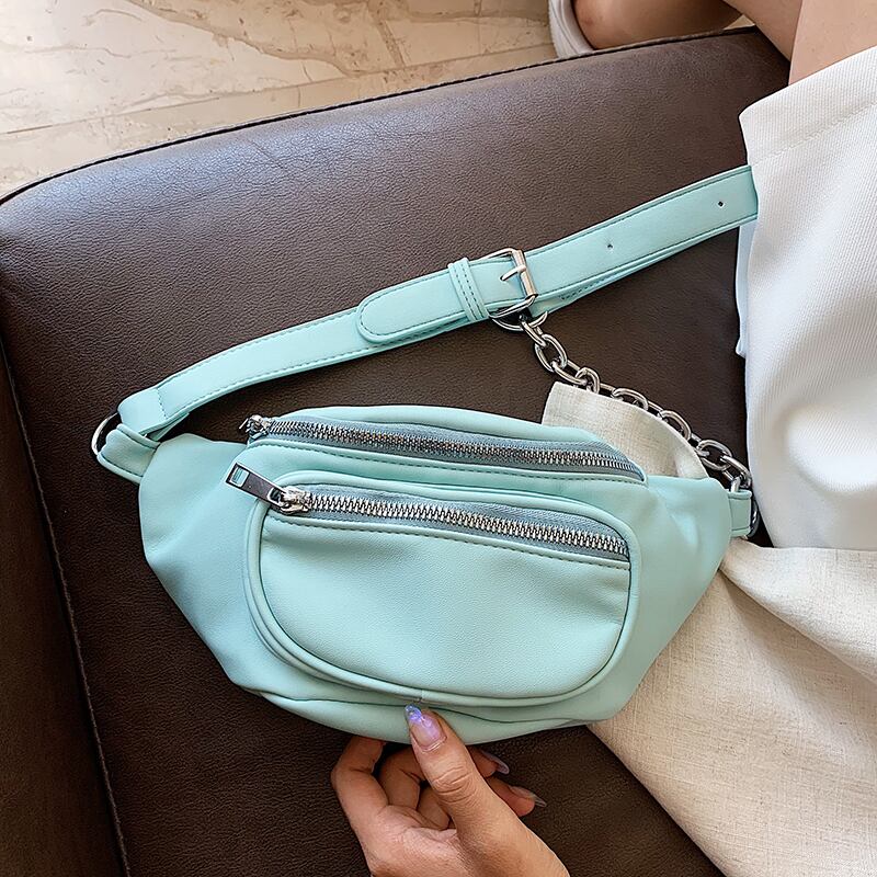 夏の新しいスモールバッグ2020人気の新しい流行のファッションクロスボディチェストバッグネットレッドワイルドインウエストバッグ 手作りハンドバック33801292676