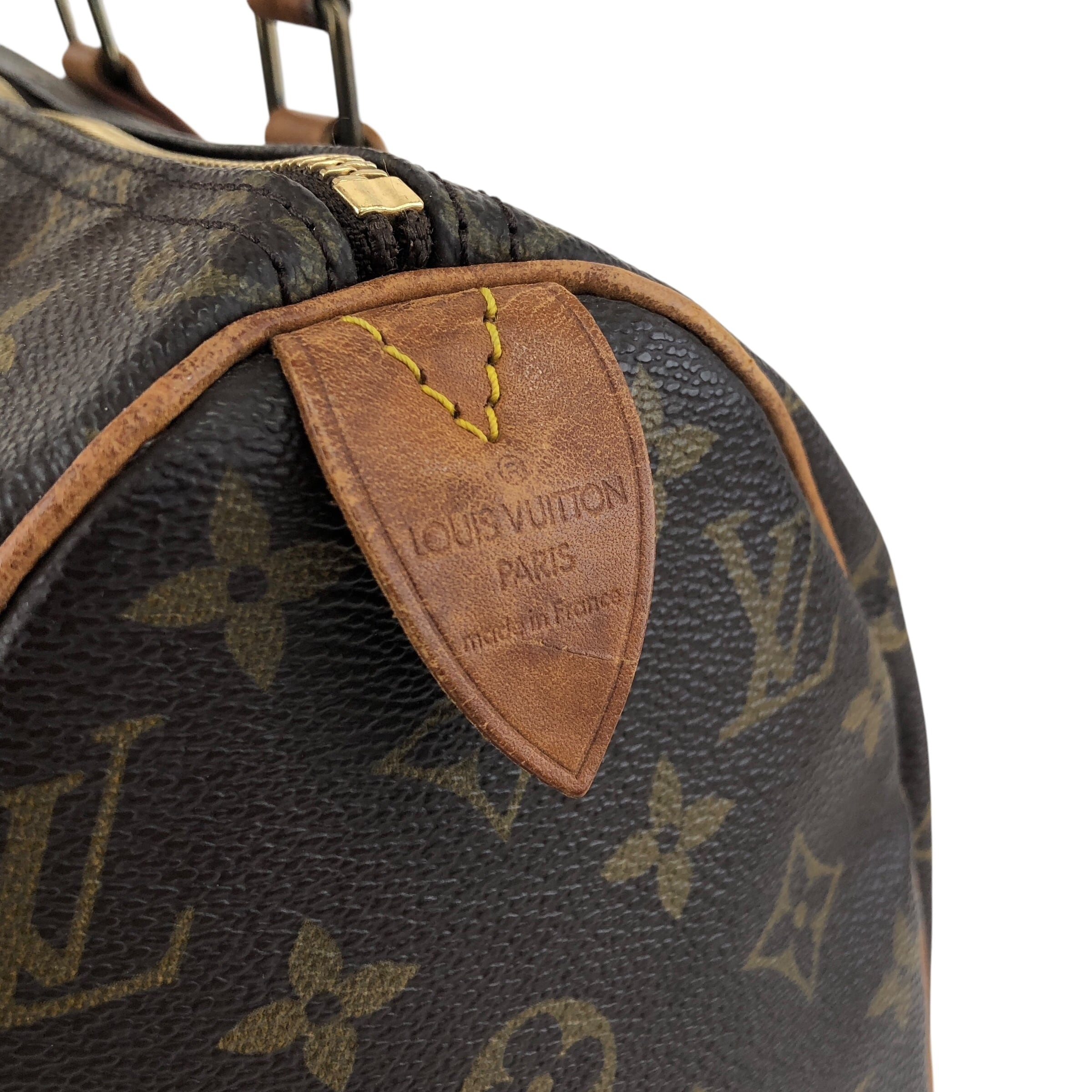 LOUIS VUITTON ルイヴィトン モノグラム ハンドバッグ ブラウン PVC