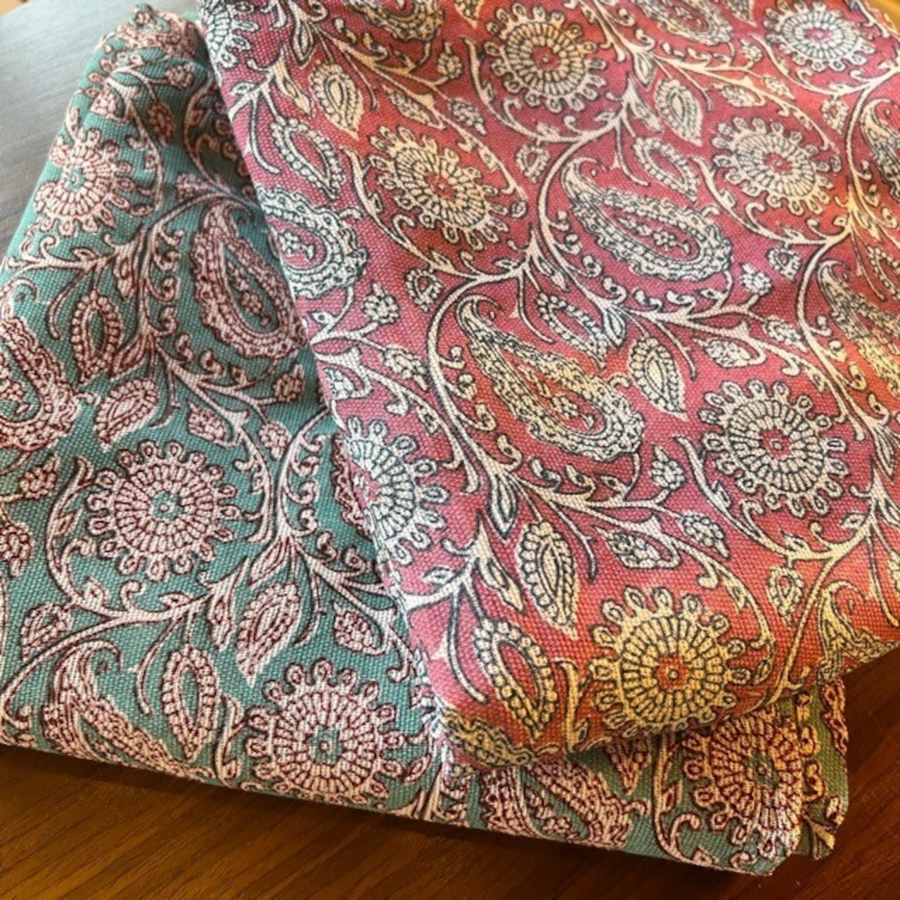 MULTI CLOTH PAISLEY　2Color マルチクロス　ペイズリー　ブルー　パープル　マルチカバー　ペイズリー柄　テーブルクロス　　ソファーカバー　ベッドカバー　　PAISLEY　BLUE　PURPLE　