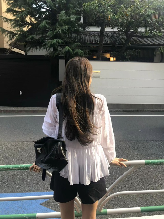 (OUNCE) pleated blouse