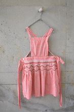 Gingham check apron
