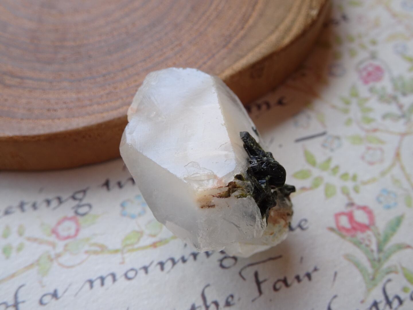 ザギマウンテンクォーツ(ホワイトルチル&エピドート) ~Zagi's Albino~