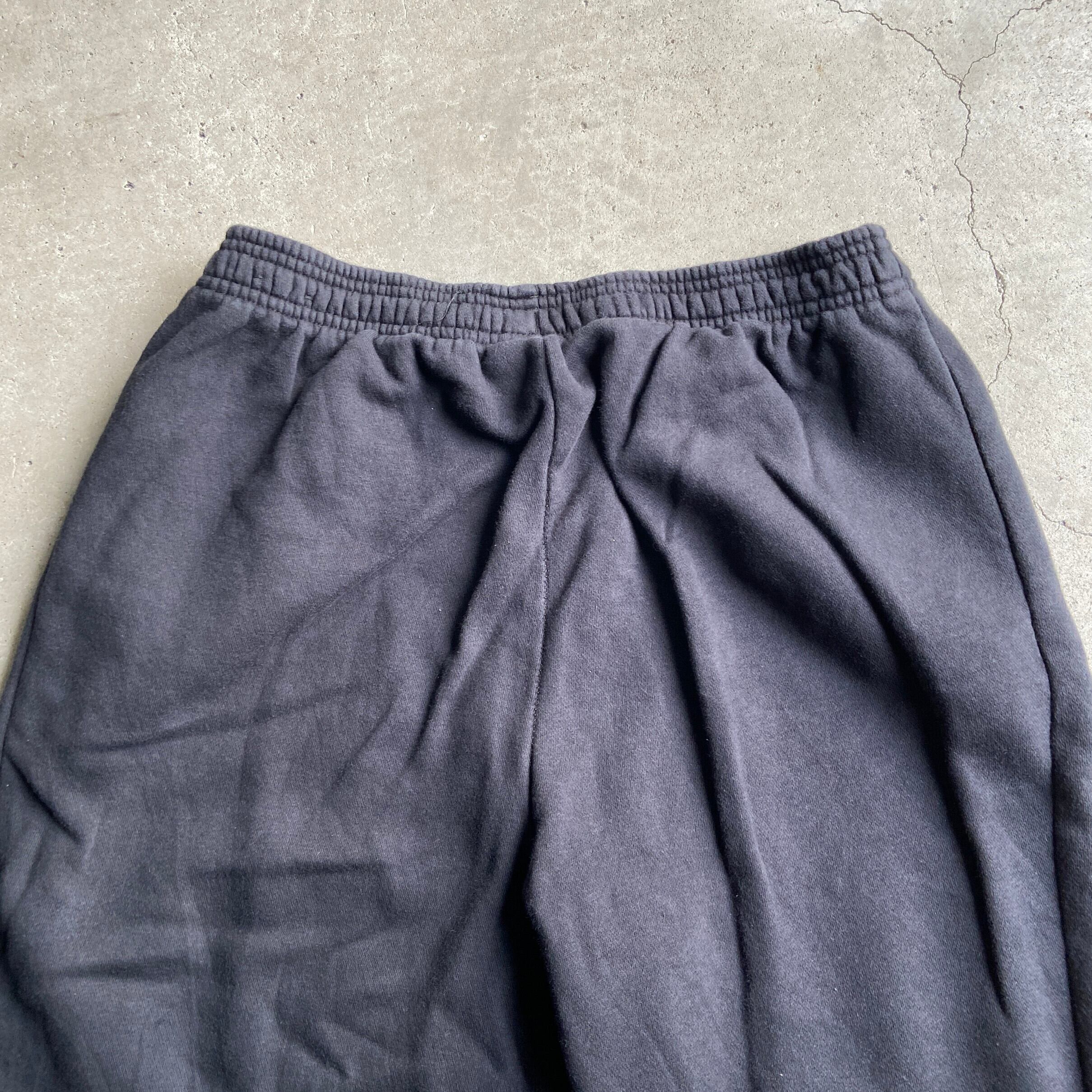 NIKE ナイキ ロゴ 刺繍 スウェットパンツ メンズM 古着 ブラック 黒