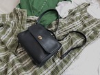AMERICA 1990’s OLD COACH “Black Leather” 2way bag