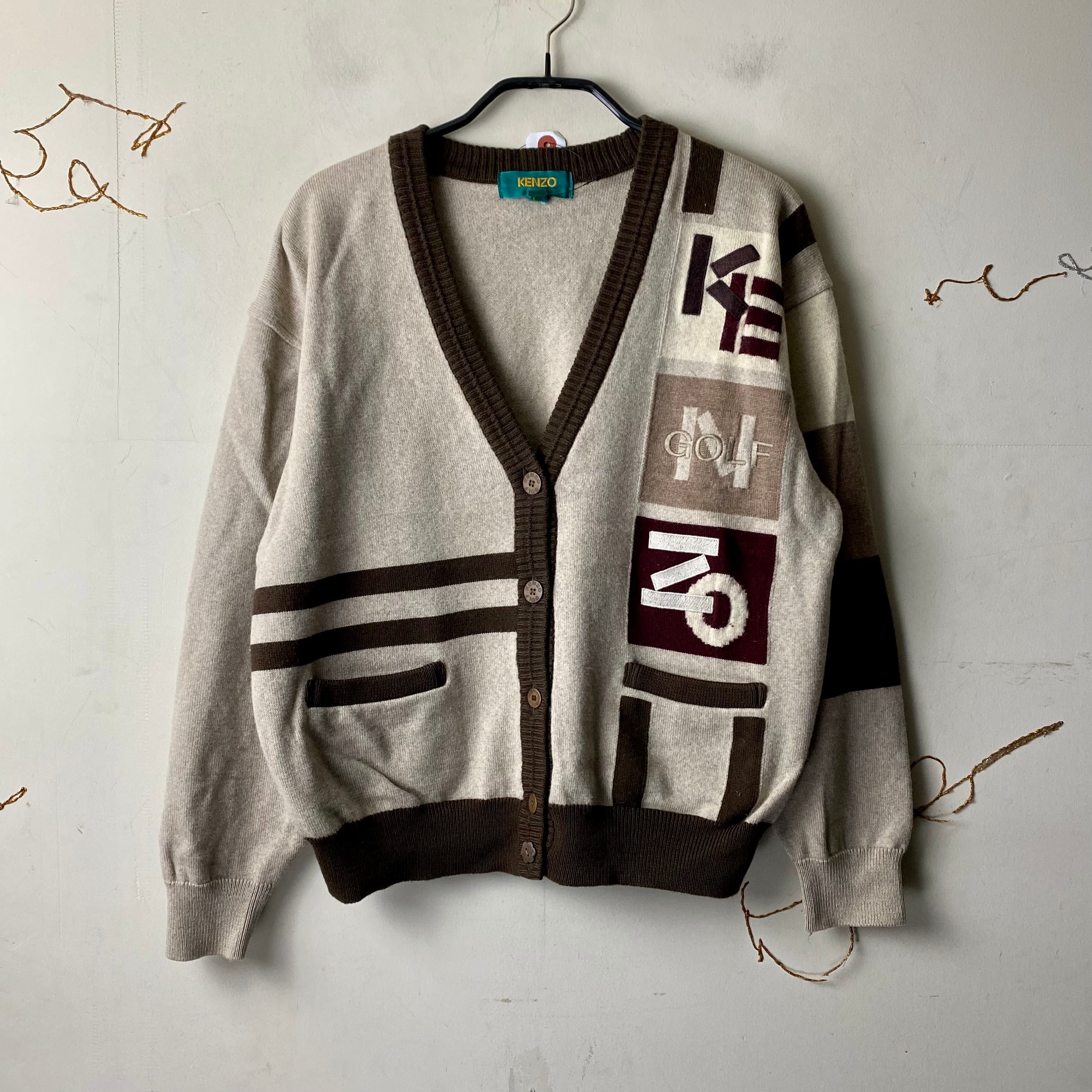 KENZO ケンゾー K-Tiger Crest cardigan カーディガン（old KENZO GOLF  