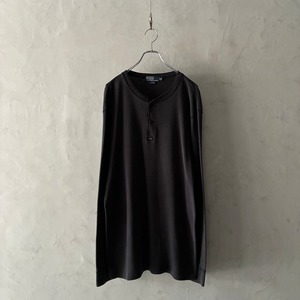 -Polo by Ralph Lauren- henley neck cotton cut sew