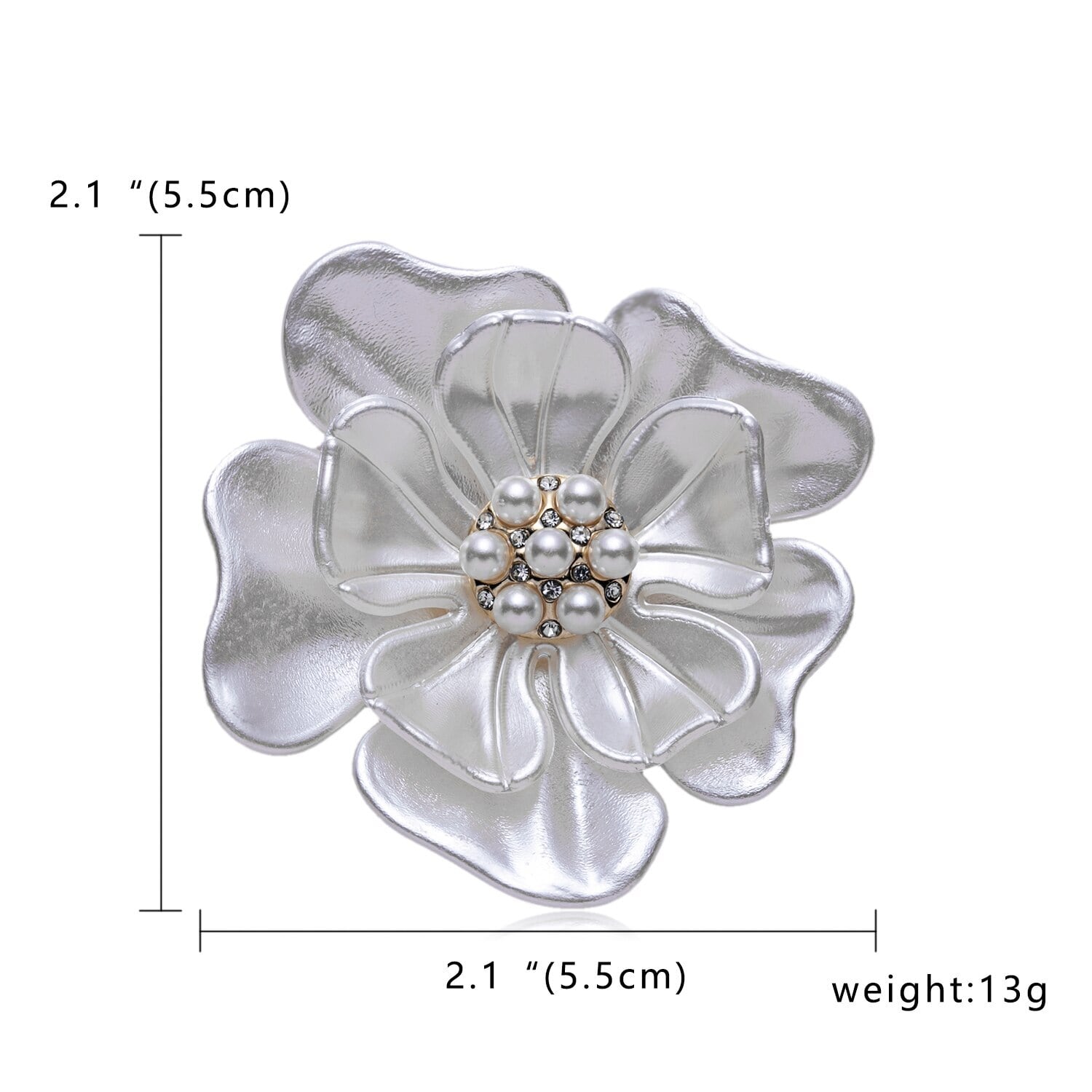 インゲボルグ 白花束デザインブローチ INGEBORG / インゲボルグ