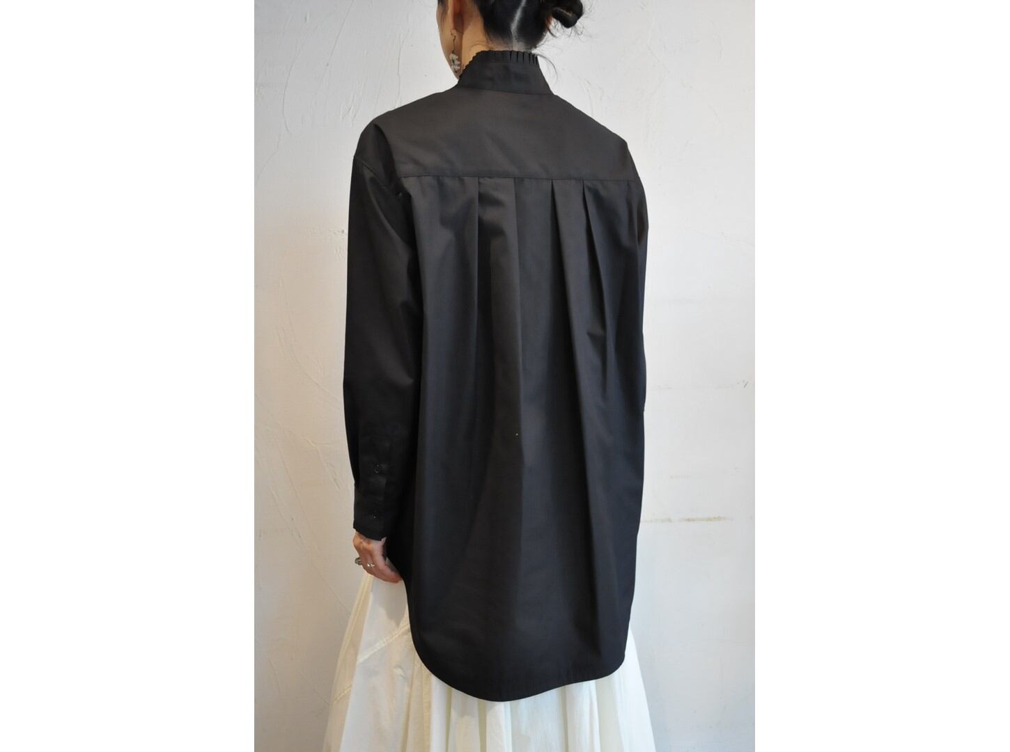 thomas magpie】high neck big shirt /【トーマスマグパイ】ハイネック