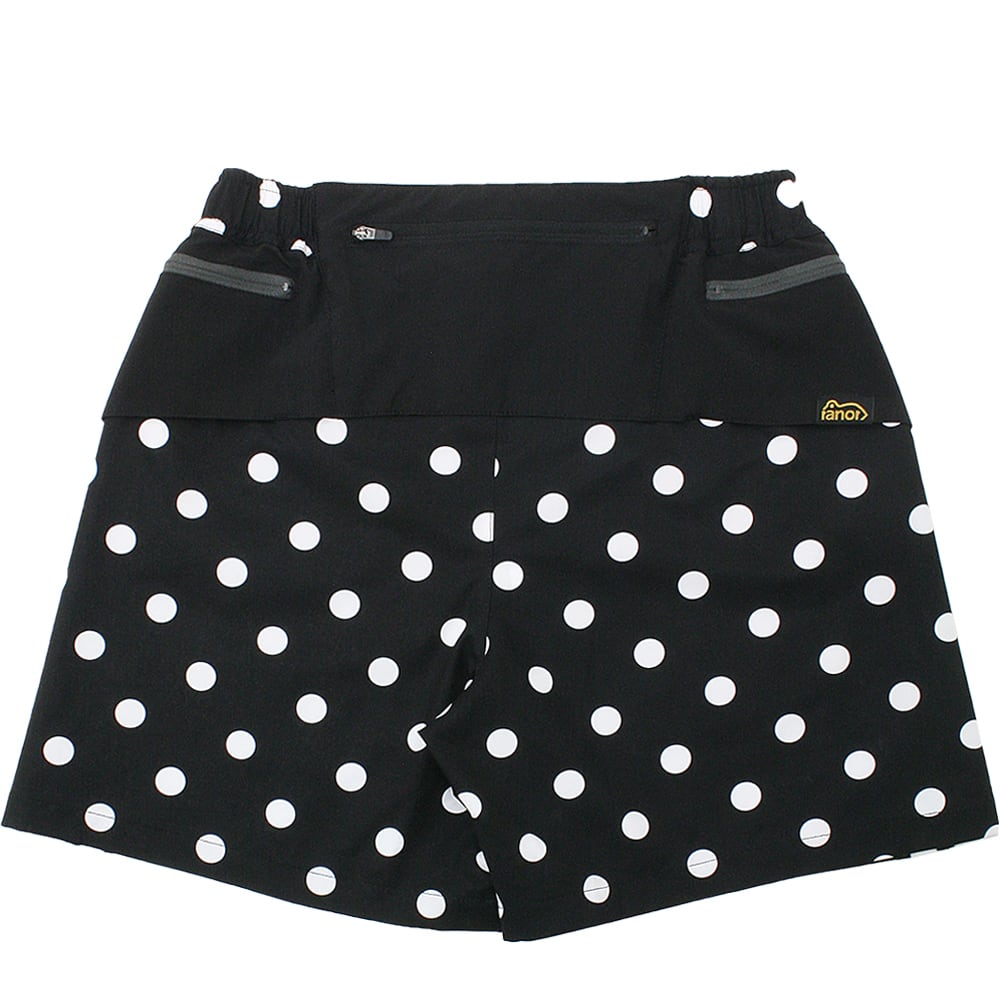 ranor(ラナー) DOTS MIDDLE SHORTS 【restock】BLACK×WHITE | play