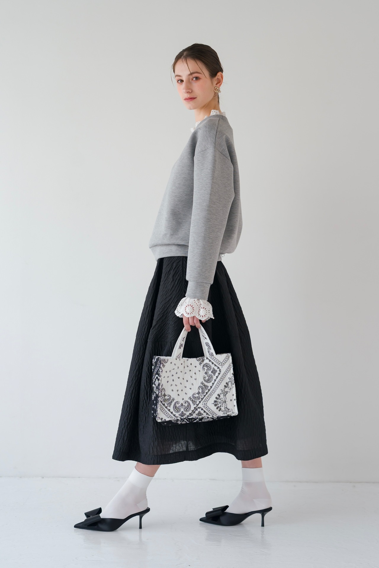【Square tote】Paisley small