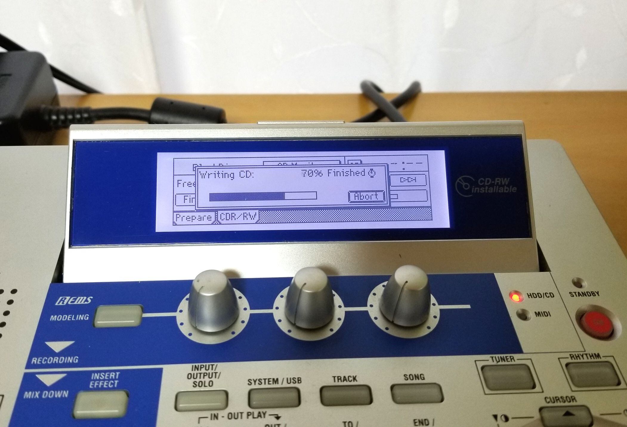 KORG D1200 Digital Recording Studio CD書込み良好・完動品・動作保証