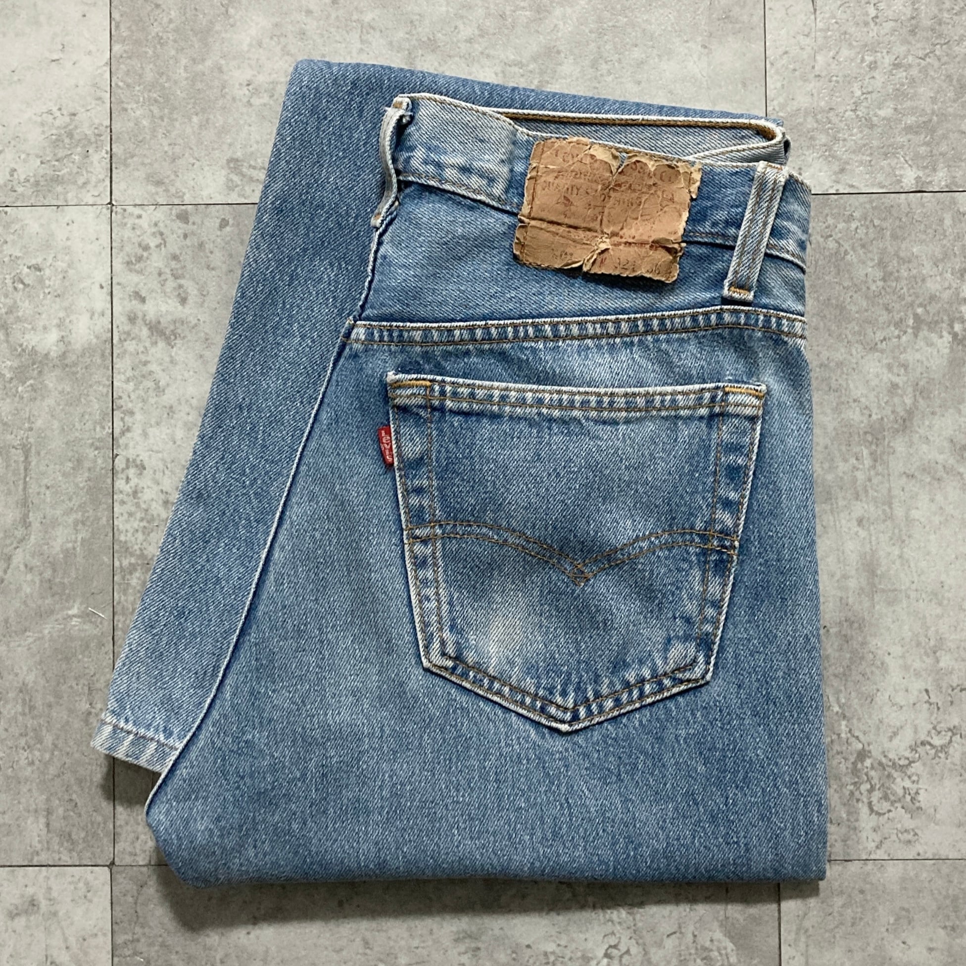 W30 L34】90s US.Levis 501 リーバイス エルパソ工場(522) ボタン裏