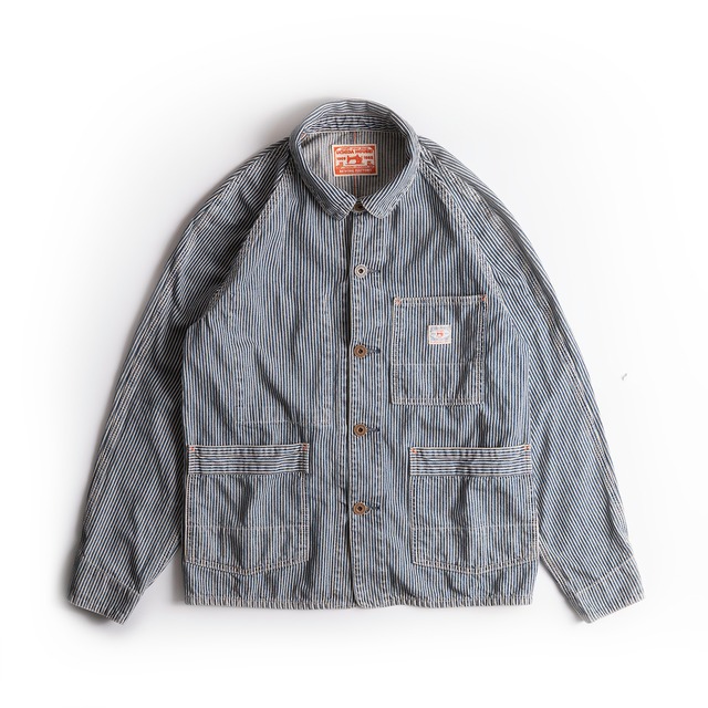 Used wash hickory coverall【ヒッコリーカ バーオール】