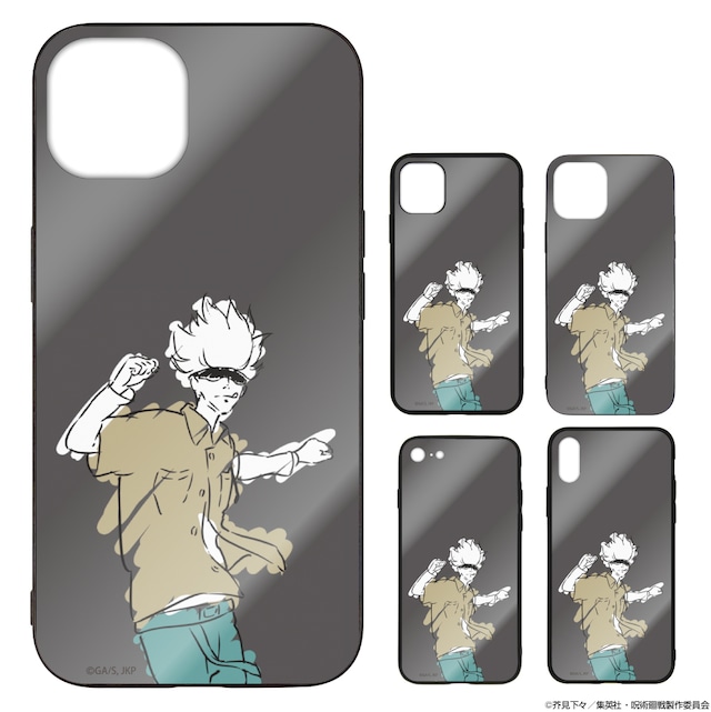 呪術廻戦 五条 悟 強化ガラスiPhoneケース/X・Xs共用