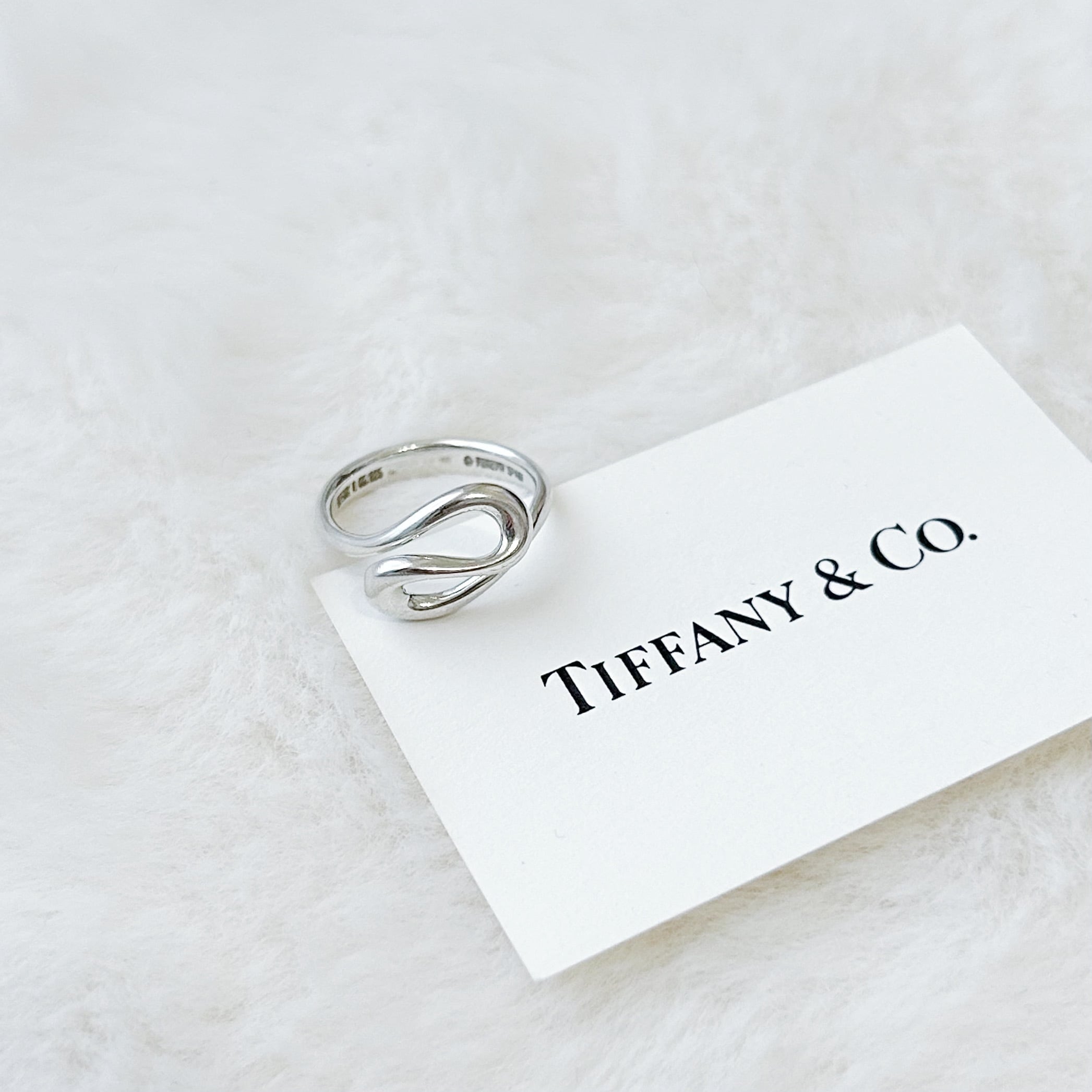 TR7097】Tiffany &Co. bean ring/silver925/ティファニー/リング