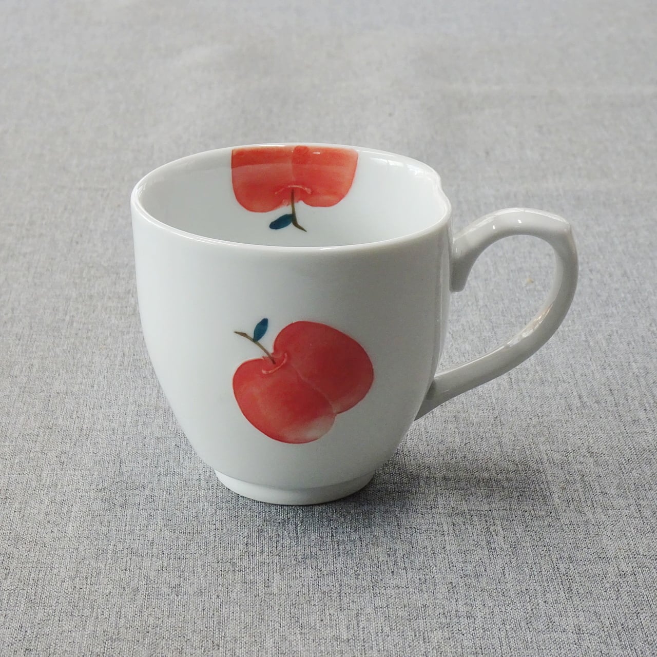 りんご ミニマグカップ1ヶ入化粧箱 | 有田焼 かどすみ商店