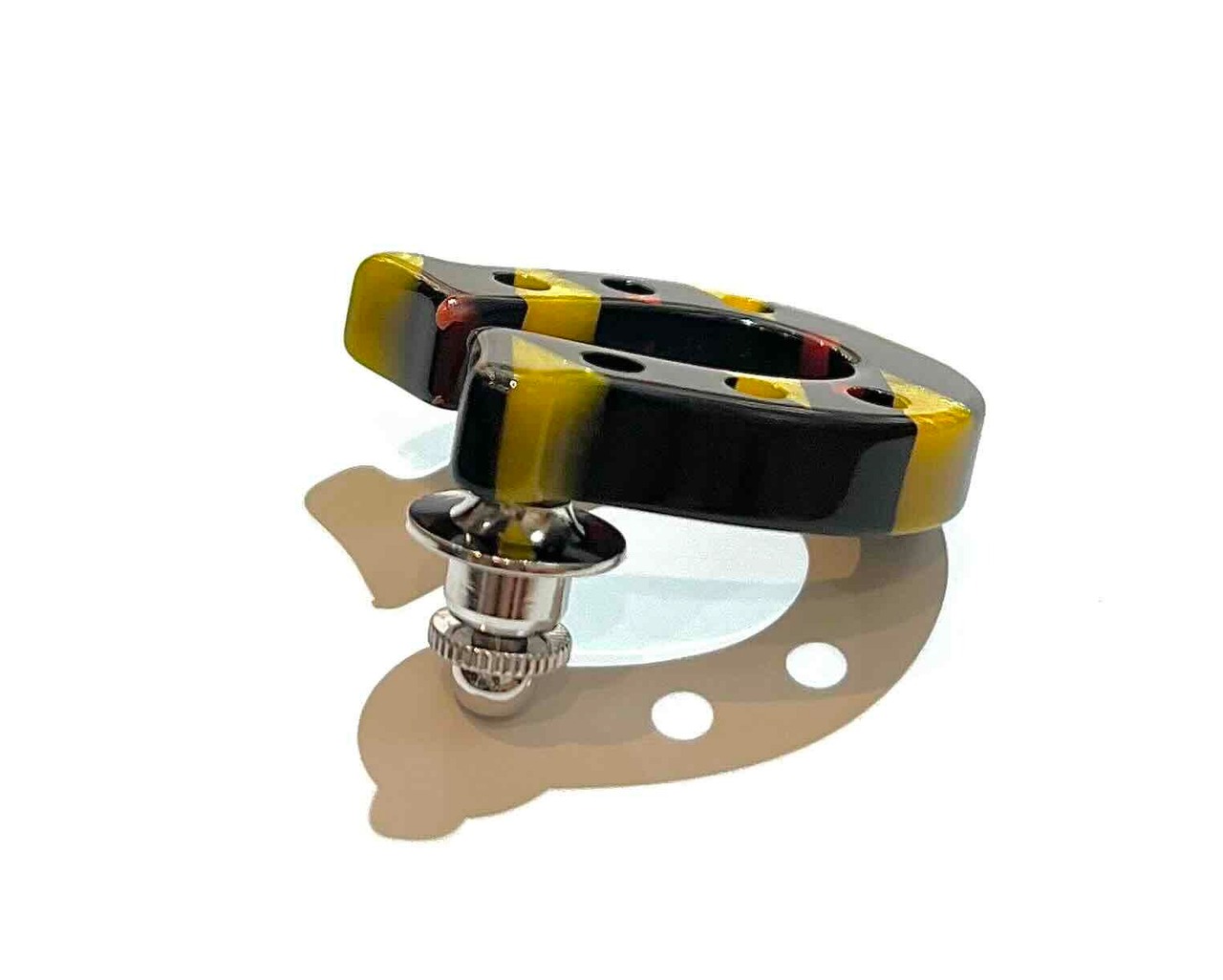 蹄鉄ピンブローチ●手磨き仕上げで綺麗♪メガネ産地福井から