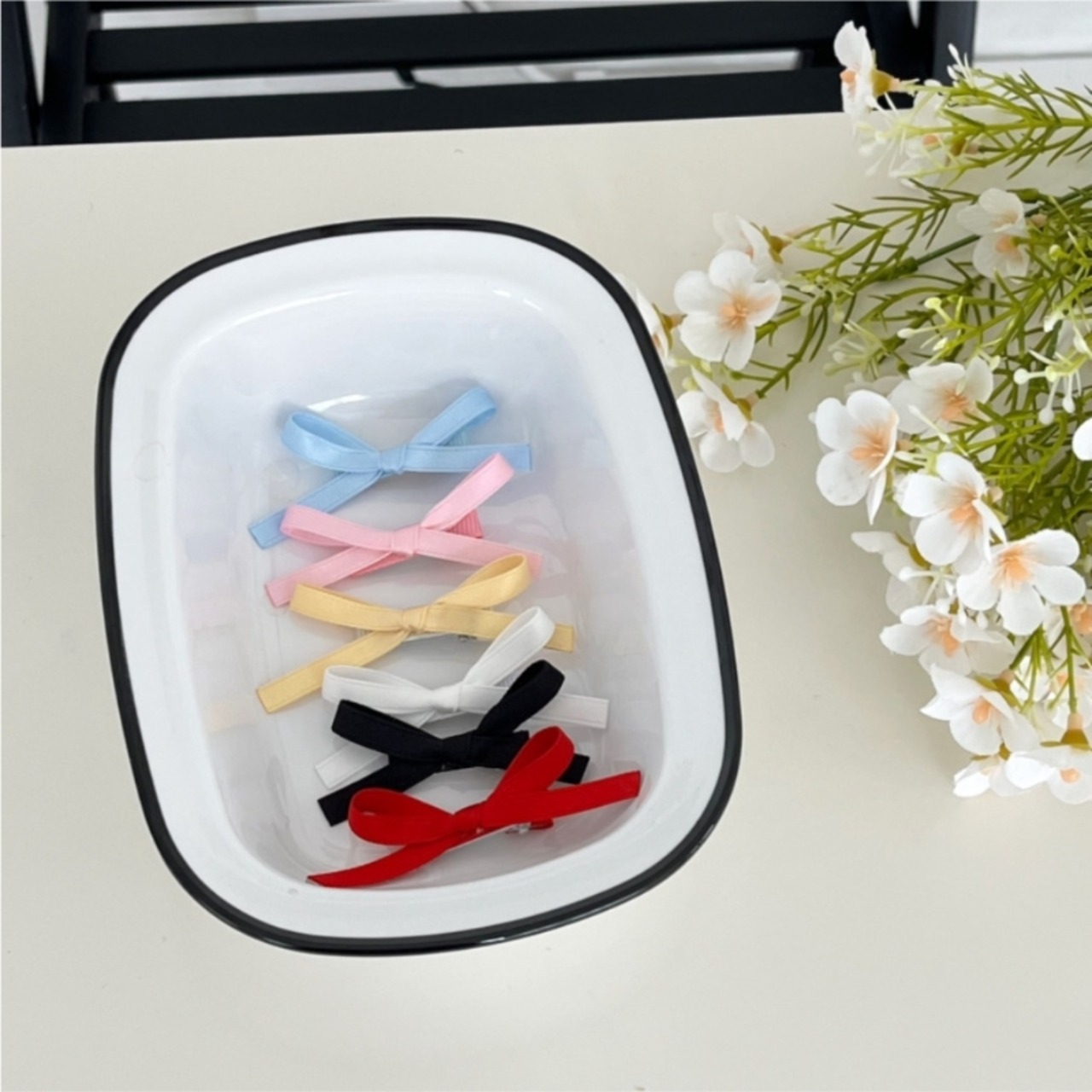 予約【pecoramou select】ribbon hair pin