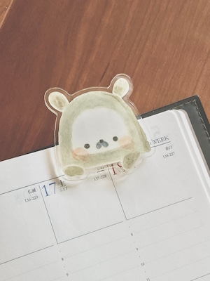 『だるだるさん』アクリルクリップ