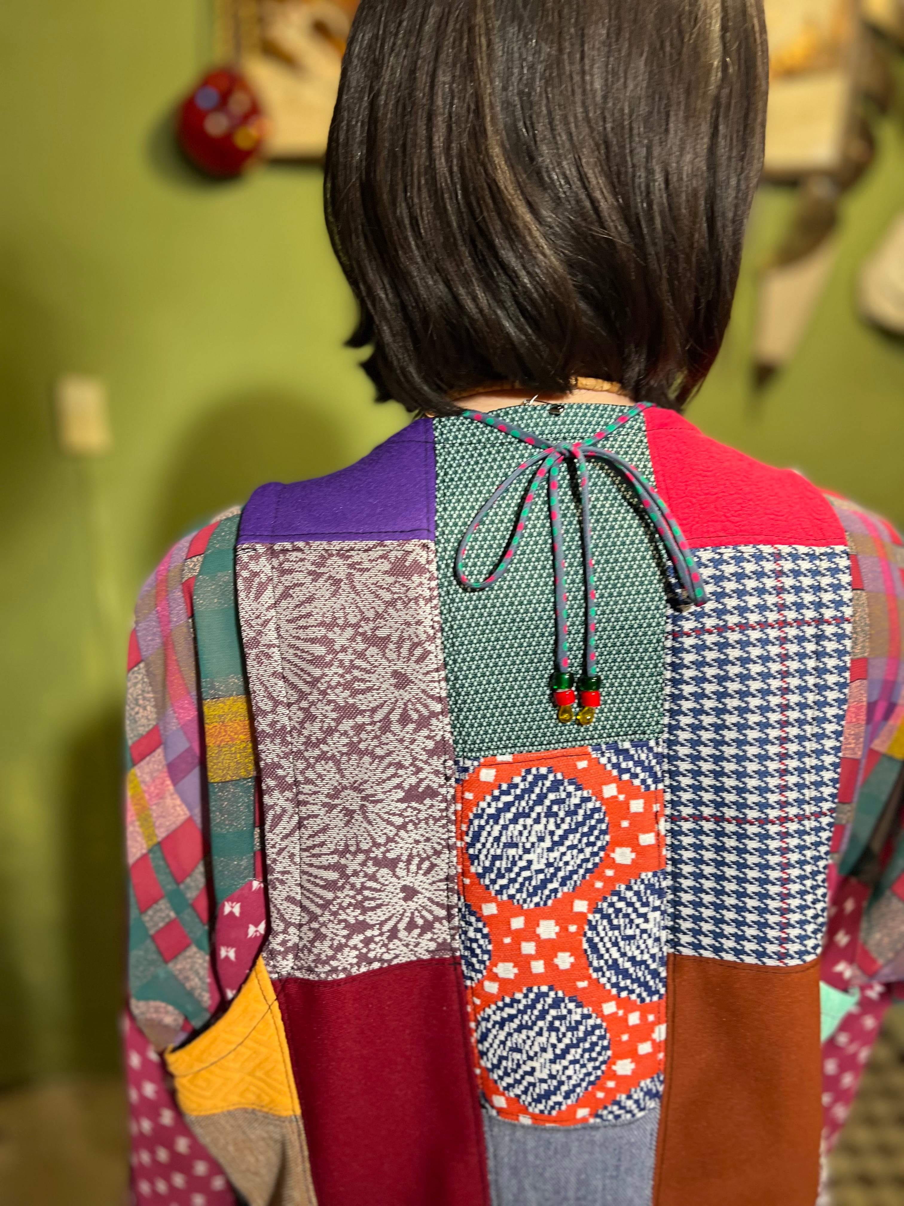 Reversible Vintage patchwork vest ( ヴィンテージ リバーシブル ...