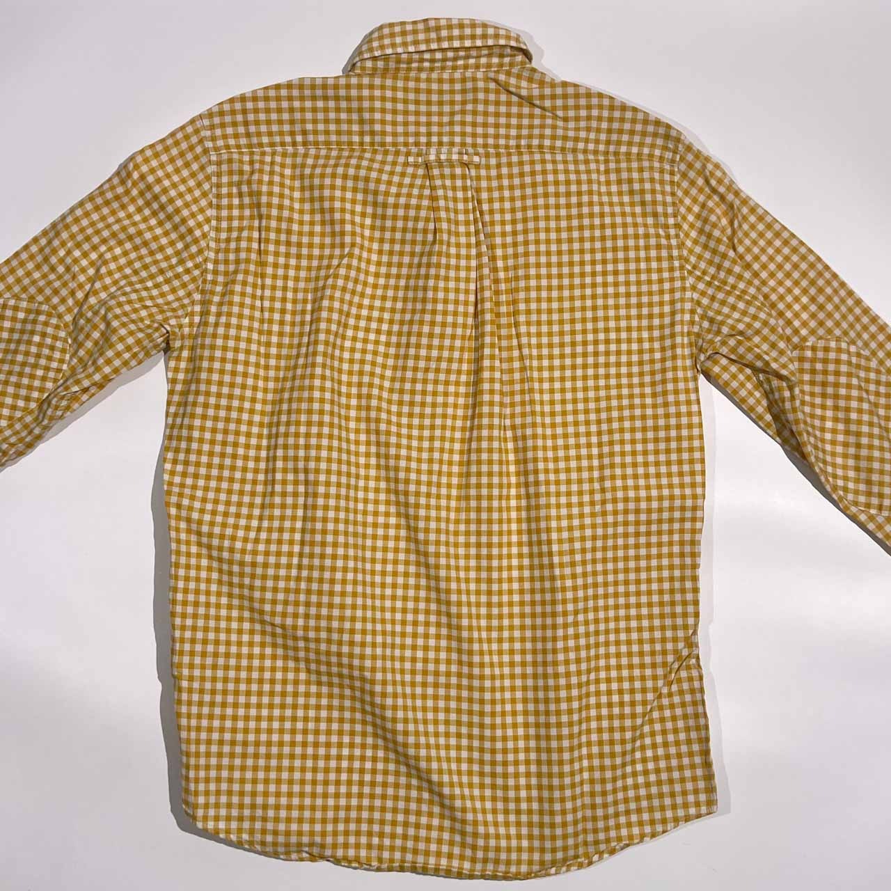 BEAUTY&YOUTH ビューティアンドユース ギンガムチェック エルボーパッチ オックスフォード BD 長袖シャツ M/イエロー系 メンズ UNITED ARROWS
