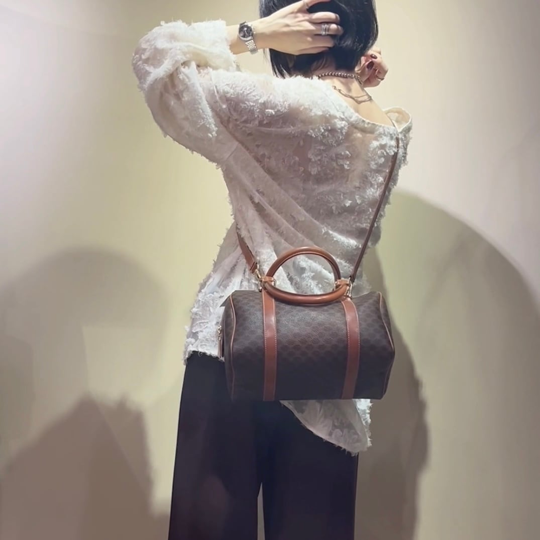 CELINE】1840 VINTAGE CELlNE ヴィンテージ セリーヌ マカダム柄
