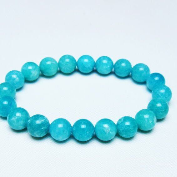 アマゾナイト ブレスレット 10mm 一点物 メール便可 [M便 1/10] 111-47756