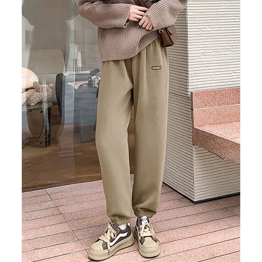 フリースパンツ レディース 秋冬 裏起毛 防寒 保温 ルームウェア パジャマ リラックス パンツ ボトムス おしゃれ カジュアル 大人可愛い 大人女子