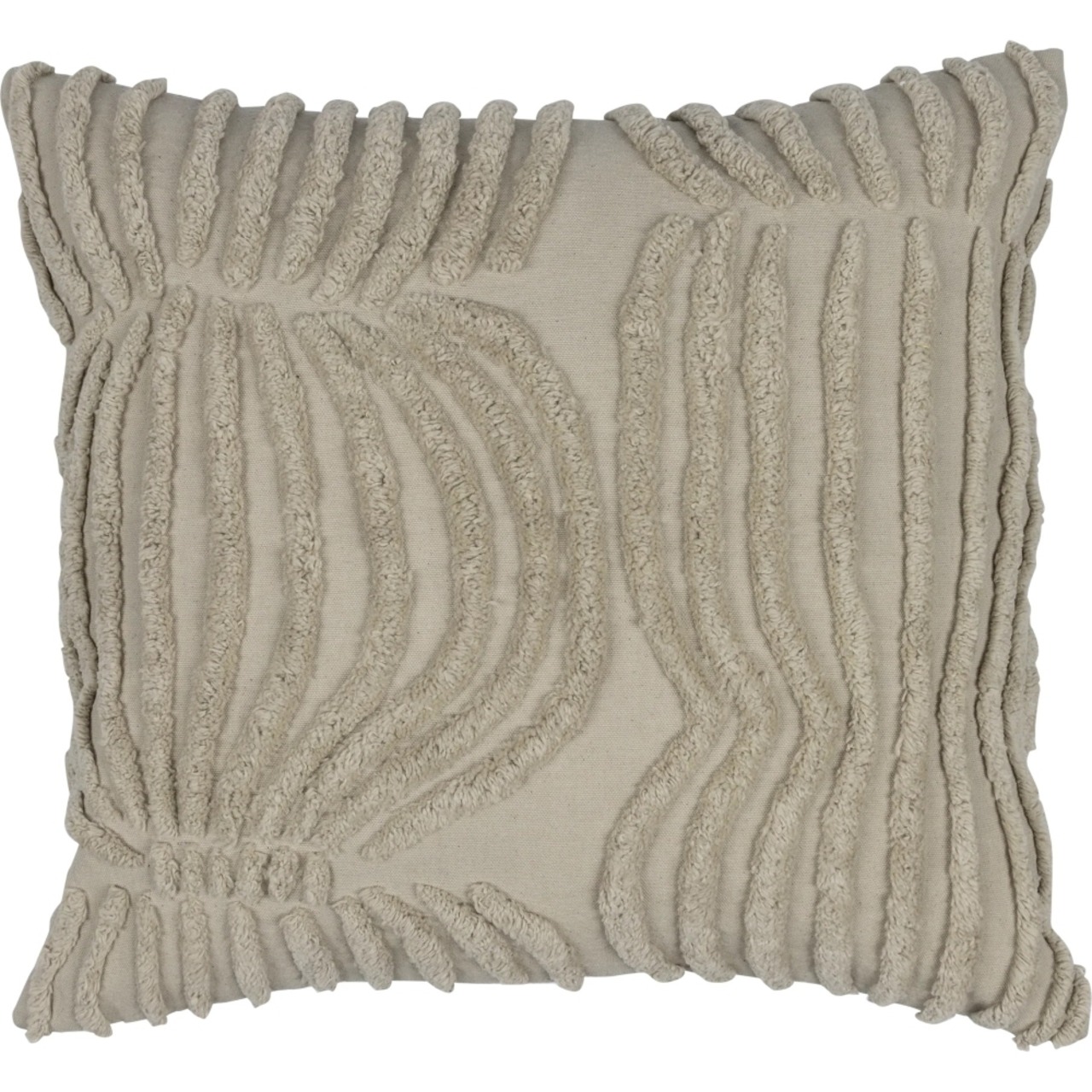 【PENTIK】 Vilja Tufted Cushion Cover（ヴィリヤ タフテッド クッション カバー） ライトブラウン 45×45cm