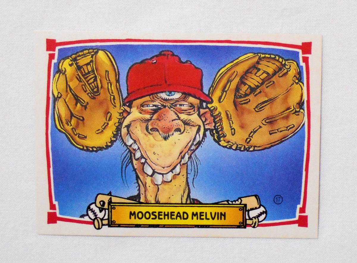【NO.17B MOOSEHEAD MELVIN [BASEBALLS GREATEST GROSS OUTS STICKERS