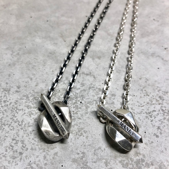 【MN-11SV】Mantel pieces necklace