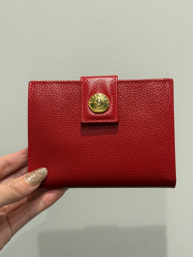 GIVENCHY/ vintage red wallet.