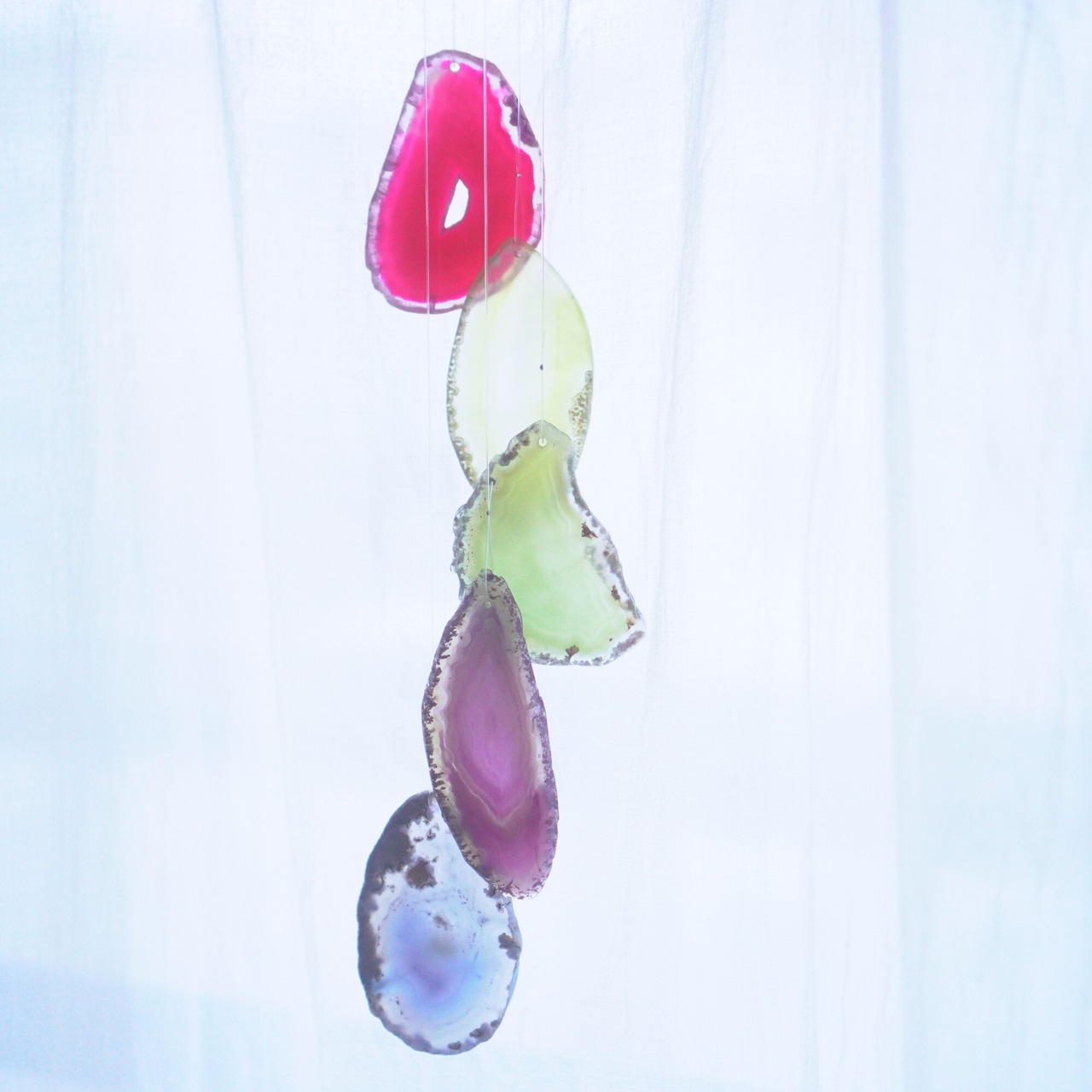 Clear Rainbow 08 - アゲートヒーリングチャイム / Agate Sun Catcher Wind Chime 295