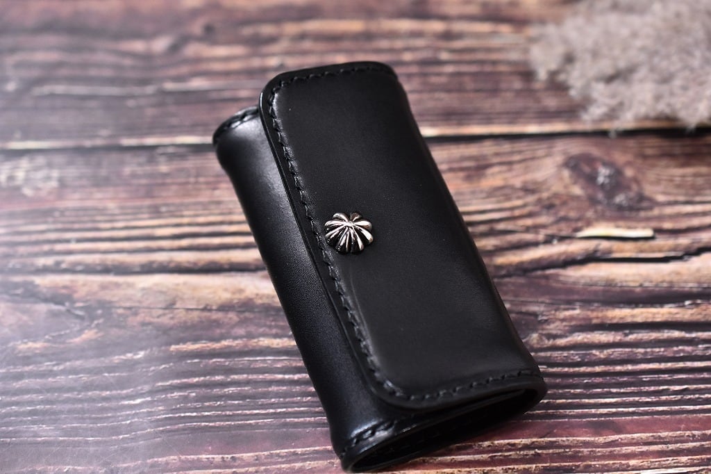 サドルレザーを使用したキーケース BLK | gnrlstndrd