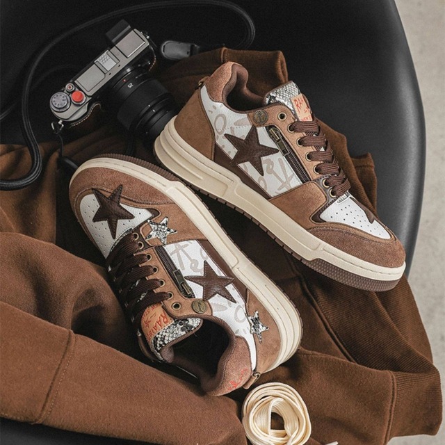 スターパッチミックスローカットスニーカー   R01547