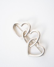 〈Tiffany＆Co〉Triple Heart Brooch 1984s