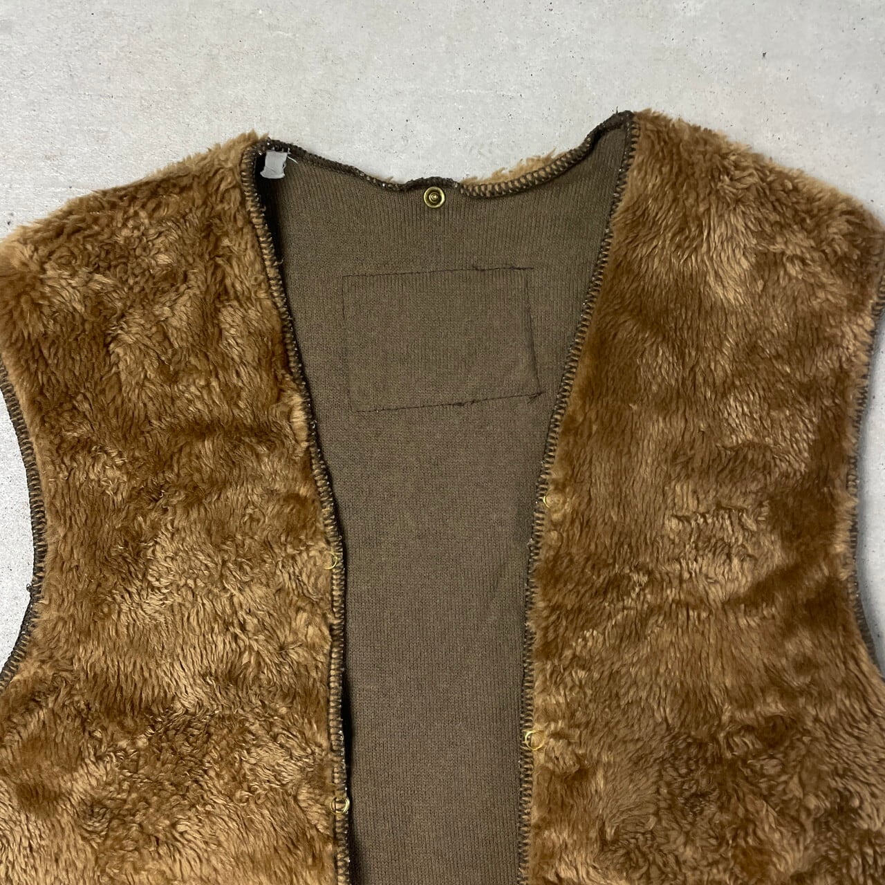 Barbour ビンテージライナーベスト ブラウン L〜XL ベスト ジレ