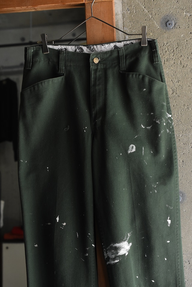 OK/00's "BEN DAVIS" art paint frisko pants