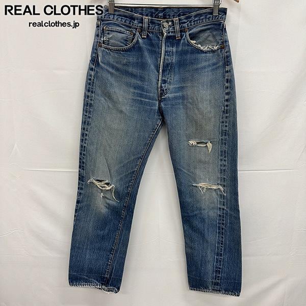 Levi's 1960s 501 刻印6 片面ビッグE 不均等V ヴィンテージ デニム