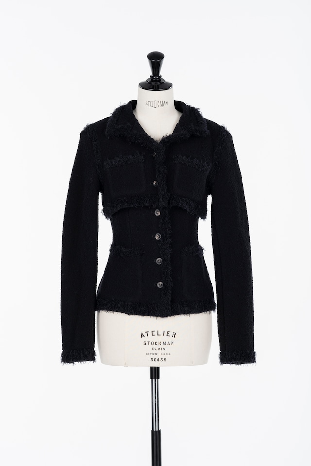 【25AW】FETICO フェティコ / Boucle knit short jacket